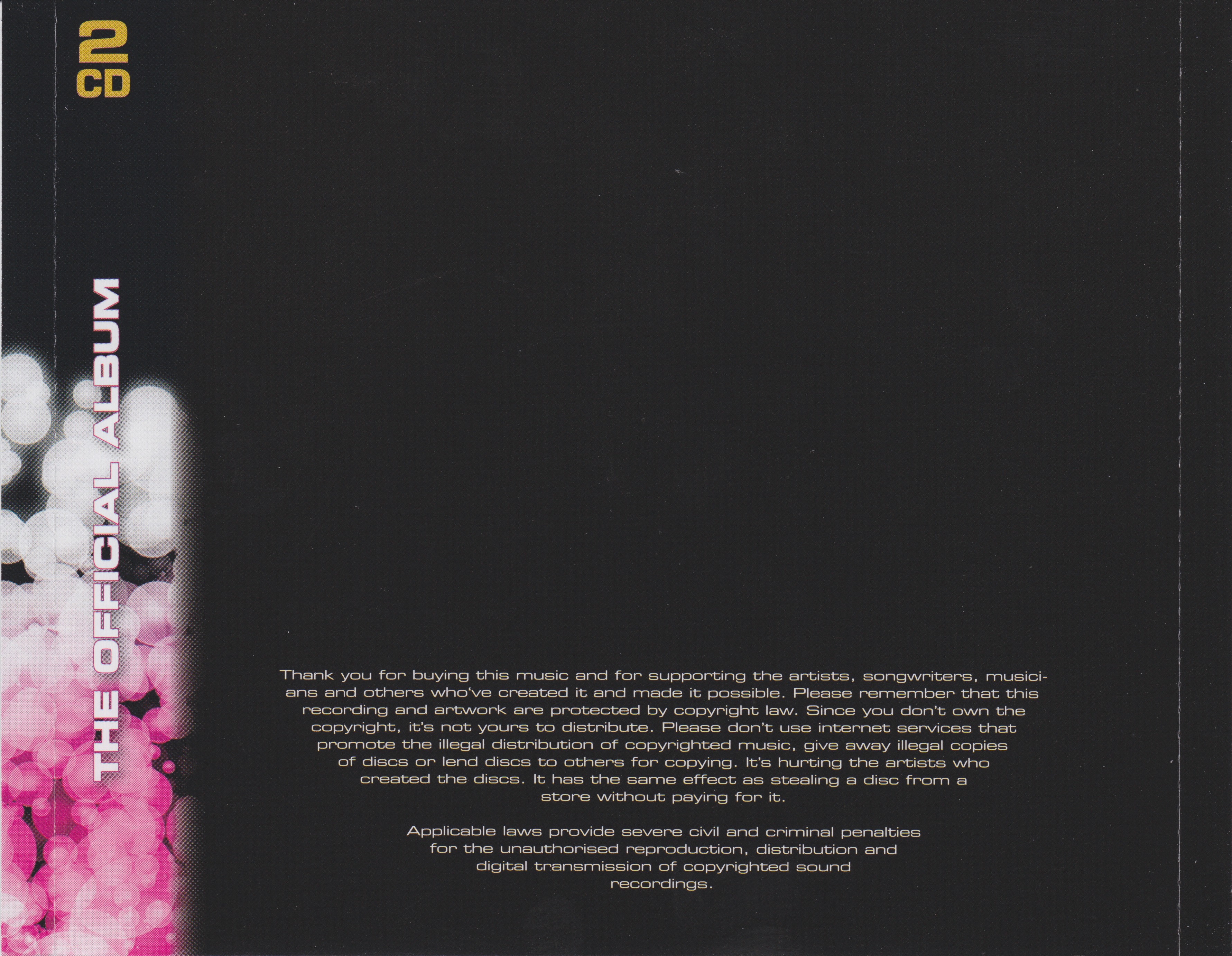 Eurovision Song Contest 2010; Oslo : Back + Inlay